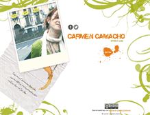 Tablet Screenshot of carmencamacho.net